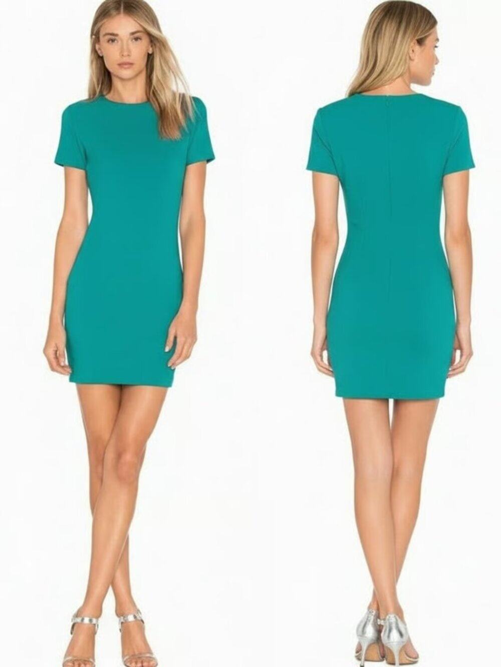 Likely Manhattan Turquoise Short Sleeve Dress Sorority Recruitment Round 4 NWT